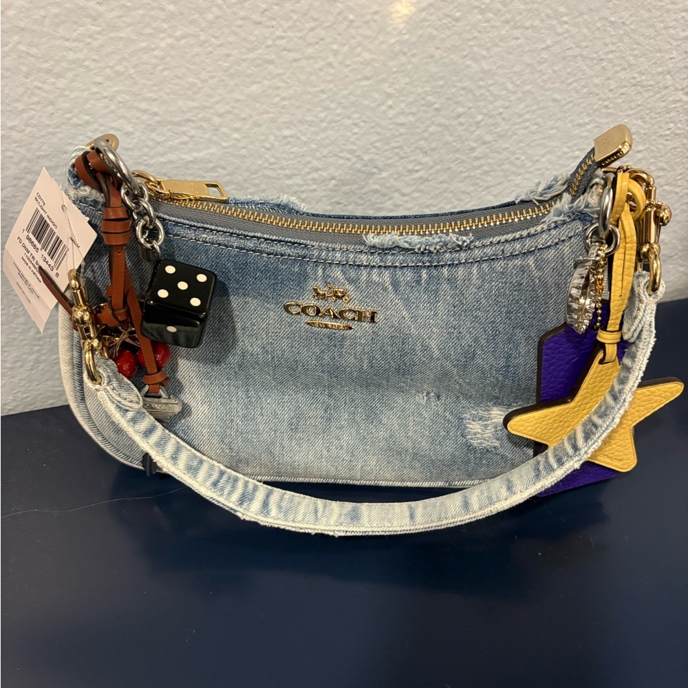 Coach Teri Denim Blue Women's Bag